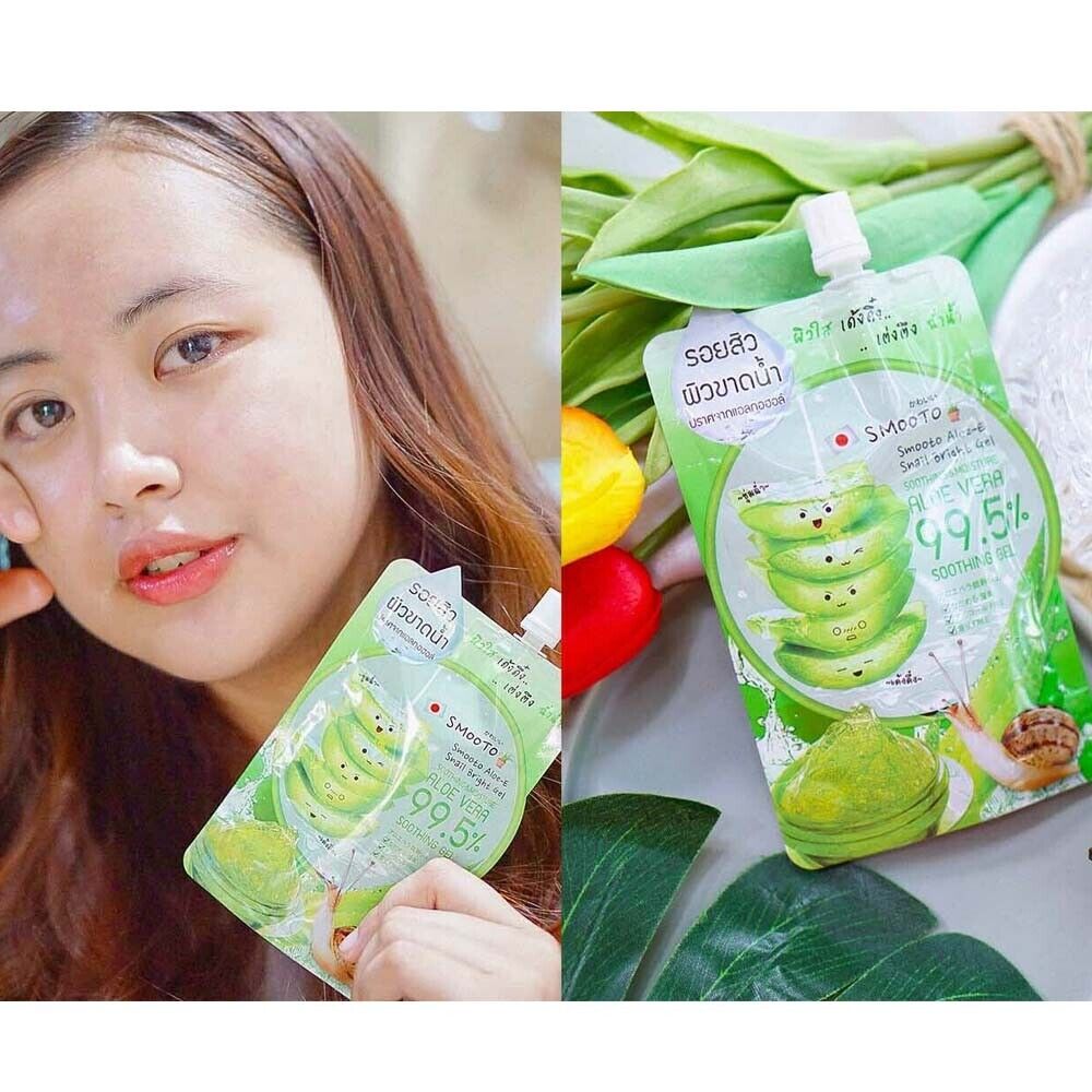 Smooto Aloe-E snail bright gel @ 50ml