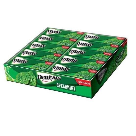20 Sticks /box Dentyne Gum Spearmint 13.5 Gm/stick