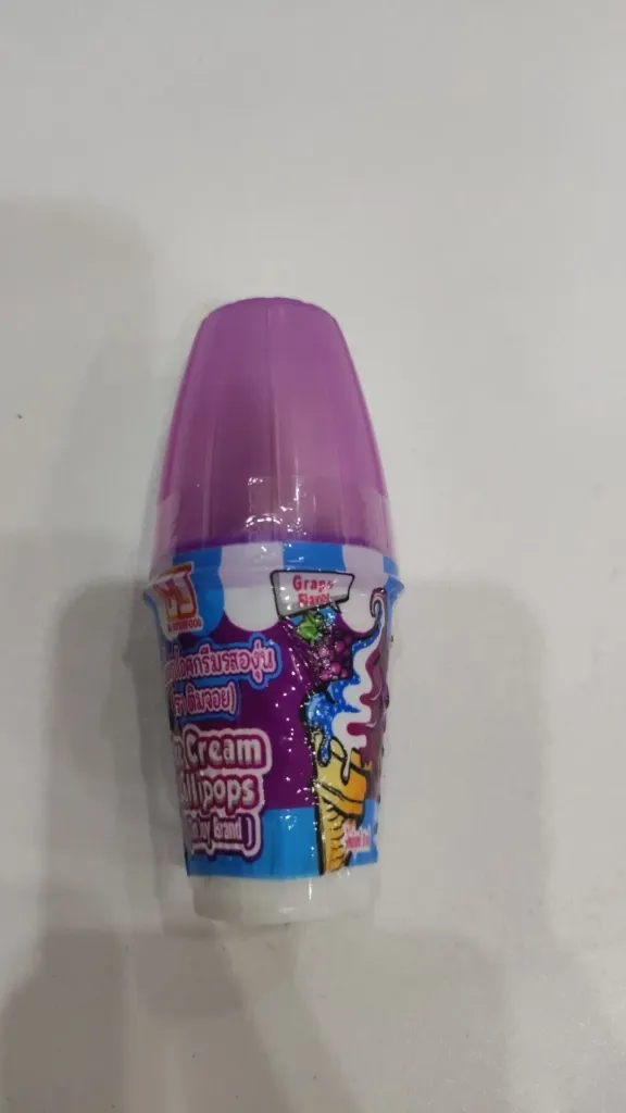 Ml ice cream lollypop grape x 12