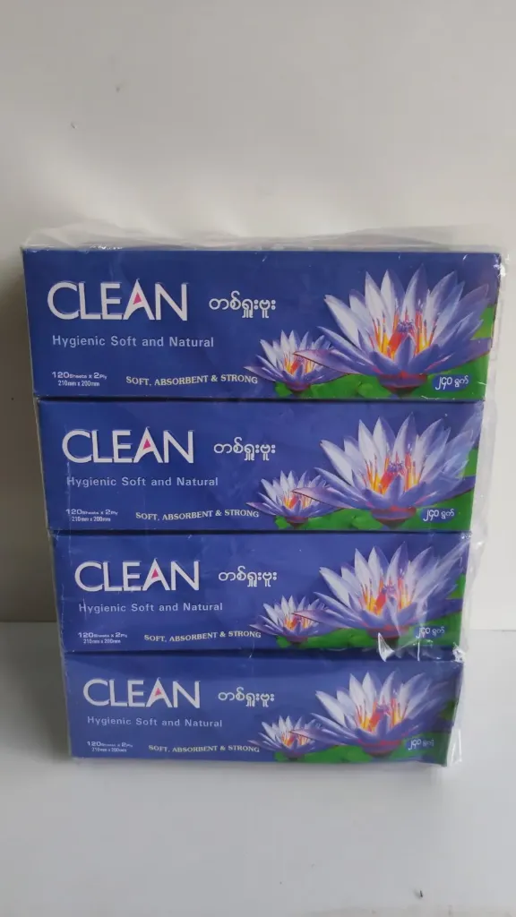 CLEAN Tissue Box @ 125g