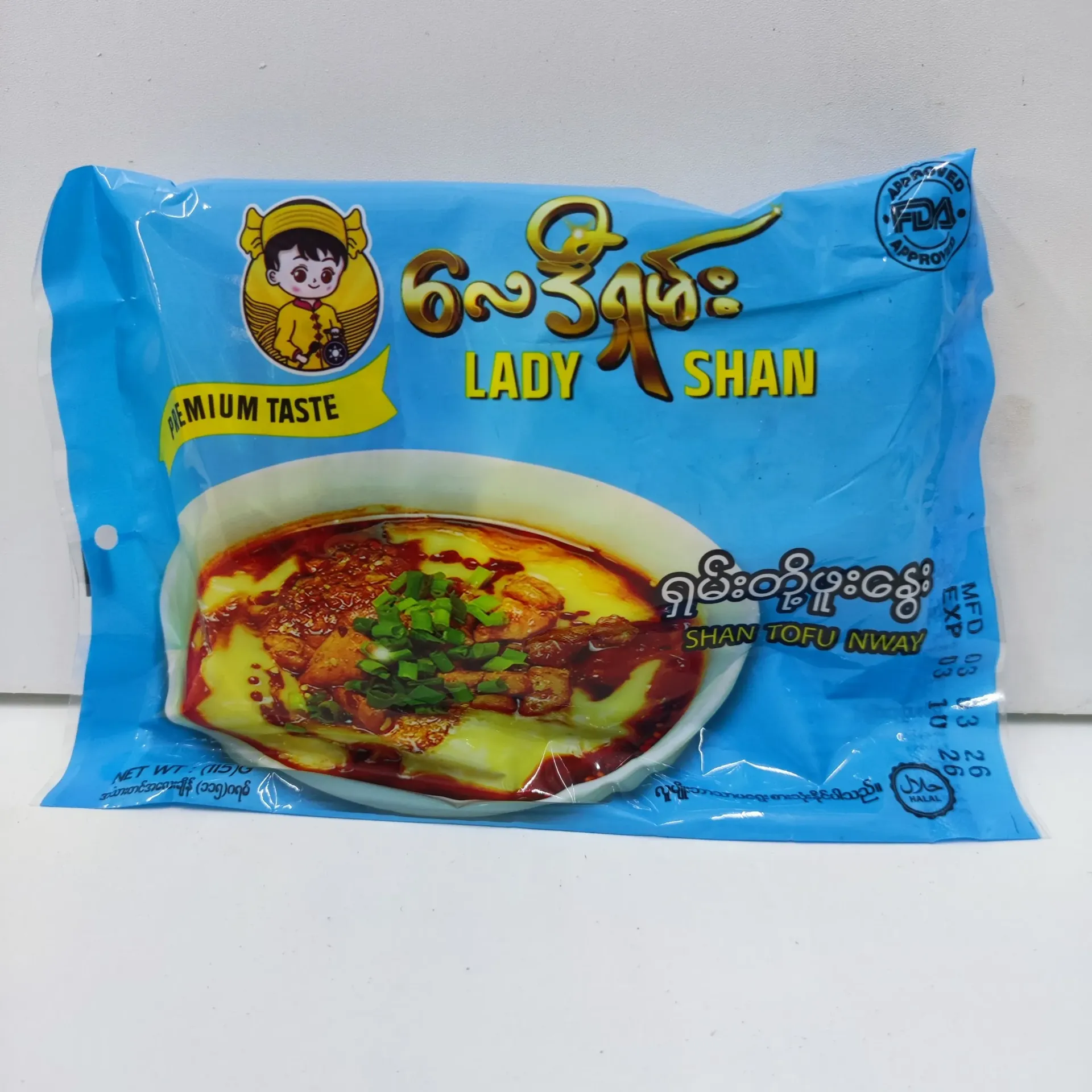 lady shan ရှမ်းတိုဟူး@115g