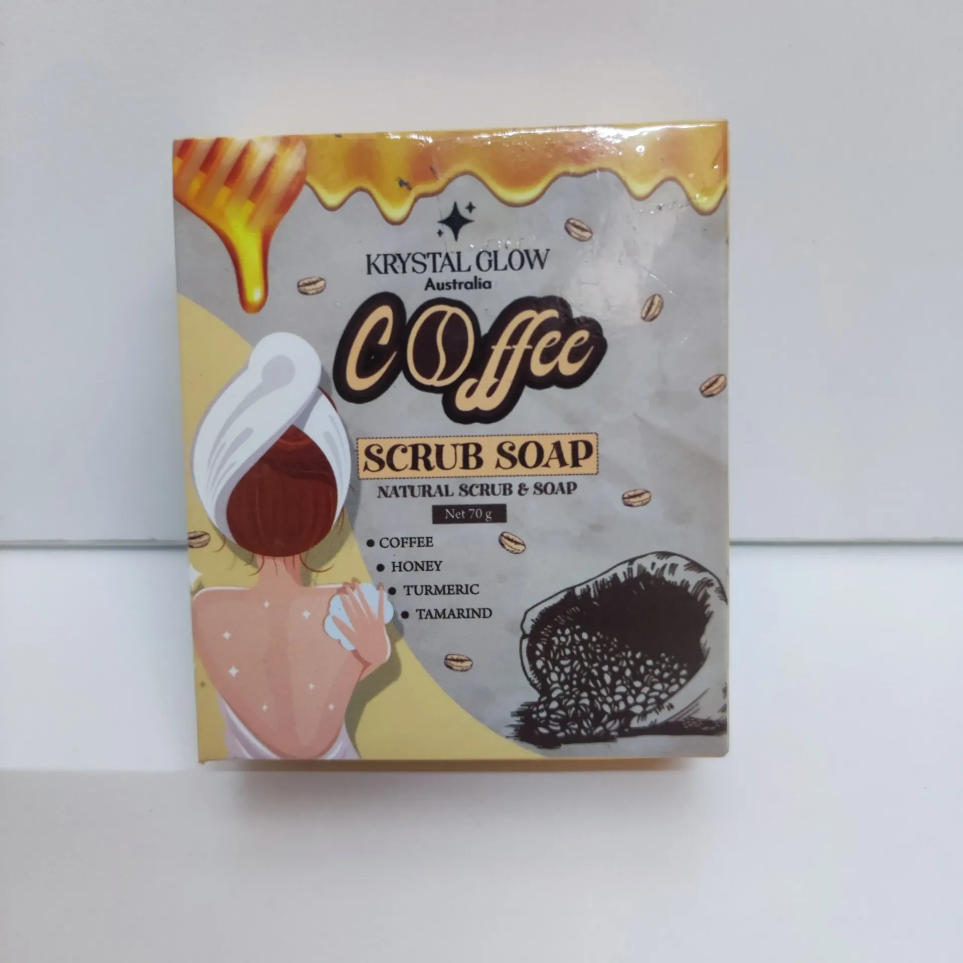 Krystal glow facial soap @70g