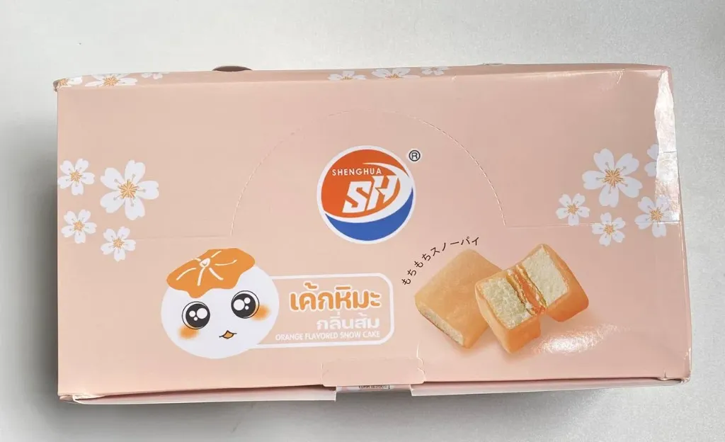 SH orange snow cake @ 35 g x 12