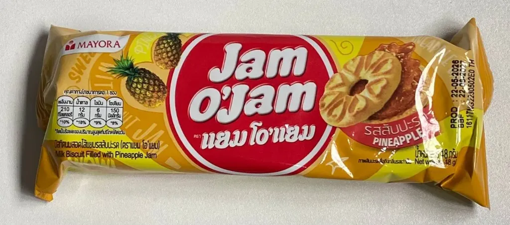 Jam O’jam pineapple cookies @ 48 g