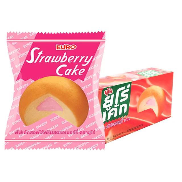 EURO Cake Strawberry @ 17 g x 12