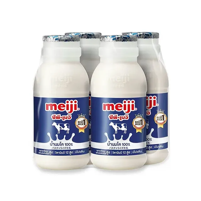 MEIJI Fresh Milk Plain @ 200 ml x 4