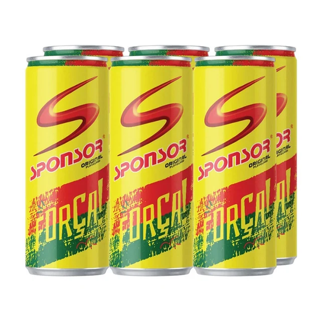 SPONSOR Electrolyte Beverage Original Sleek Can @ 325 ml x 6