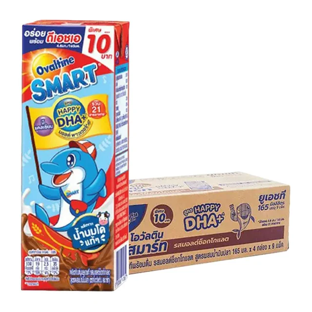OVALTINE Smart UHT Milk Malt Chocolate 165 ml x 4