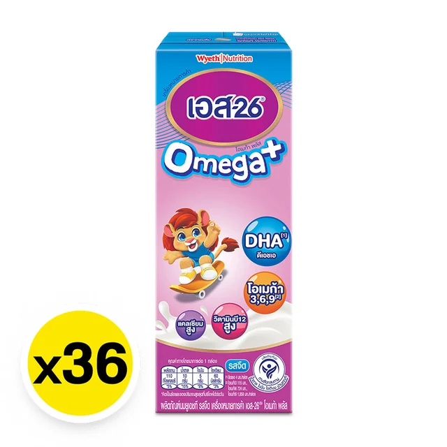 S-26 Omega UHT Plain @ 180 ml