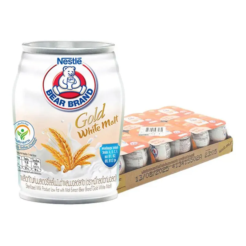BEAR BRAND GOLD Milk White Malt 140 ml x 4