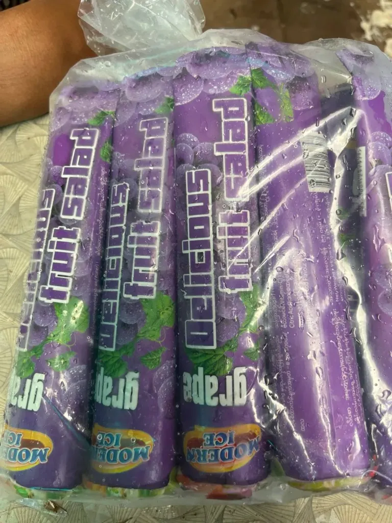 Modern grape ice tube