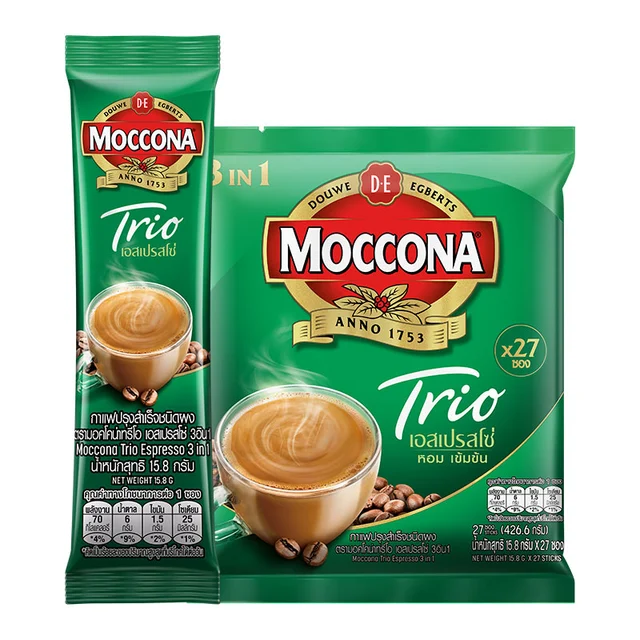 MOCCONA Instant Coffee 3in1 Trio Espresso 15.8 g 27 sachets
