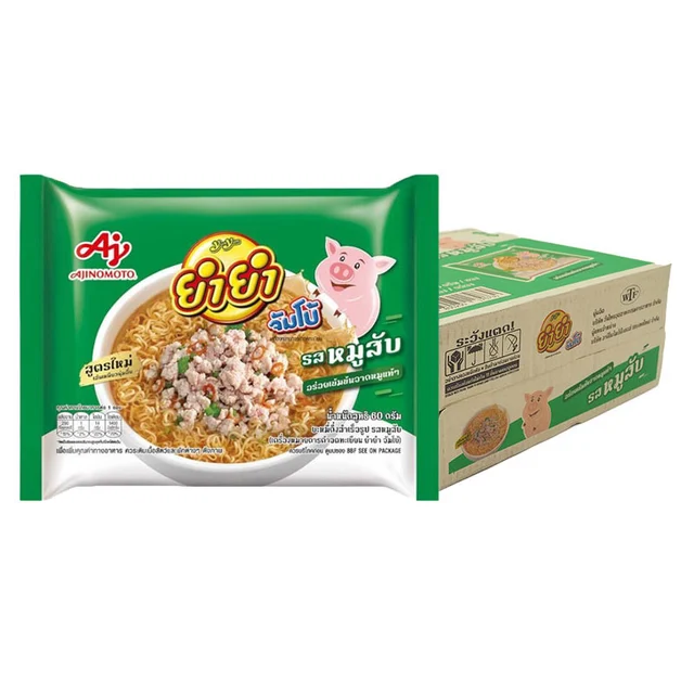 YUMYUM Jumbo Instant Noodle Minced Pork Flavour 60 g x 30