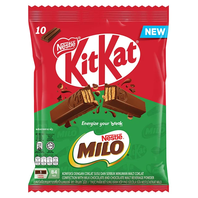 KITKAT X MILO Wafer Fingers in Chocolate Malt 16 g x 10