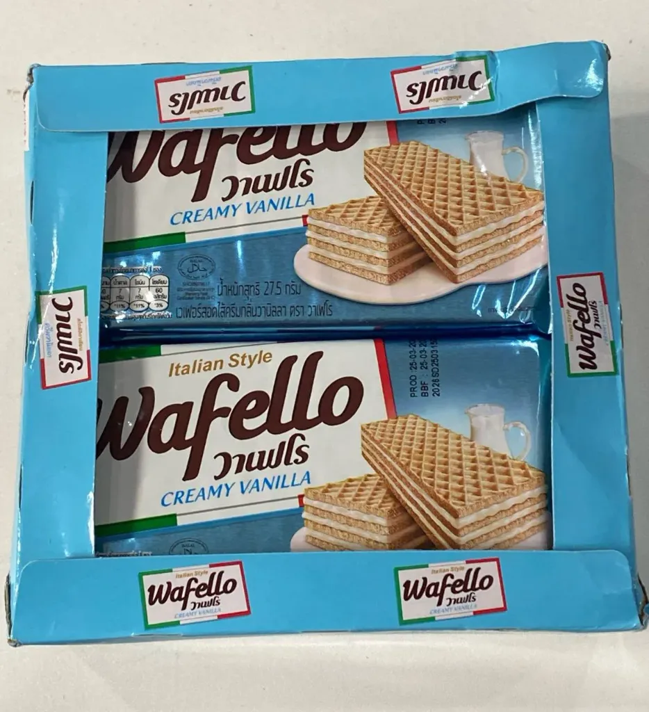 Waffle Roll Vanilla x 12