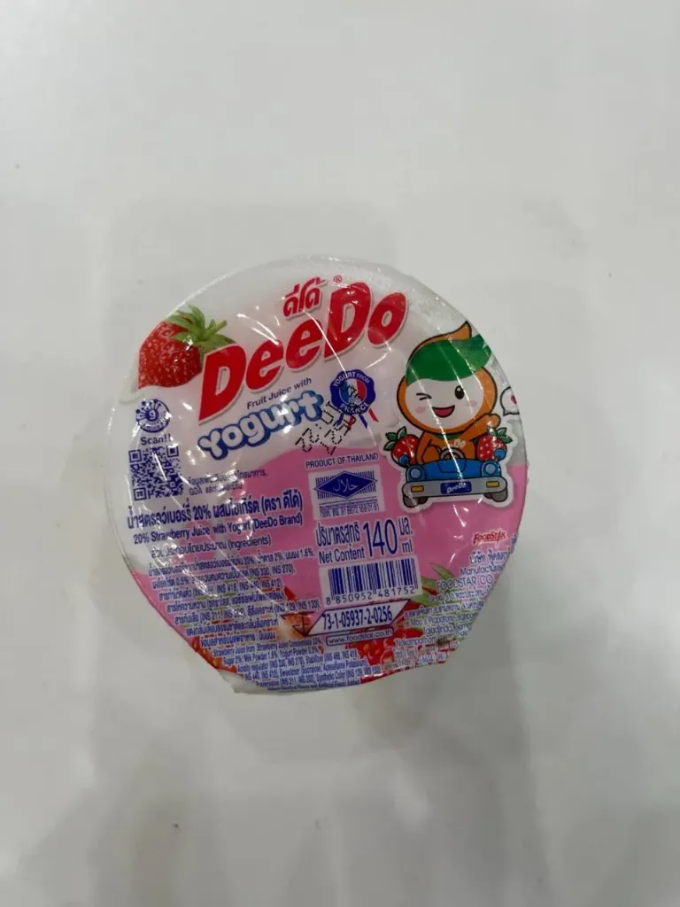 Deedo Yogurt Cup Strawberry