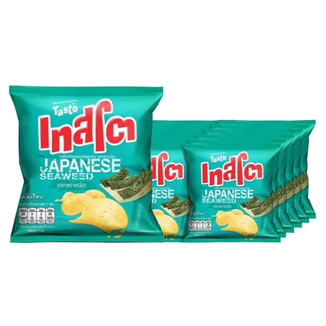 TASTO Potato Chips Japanese Seaweed 11 g x 12