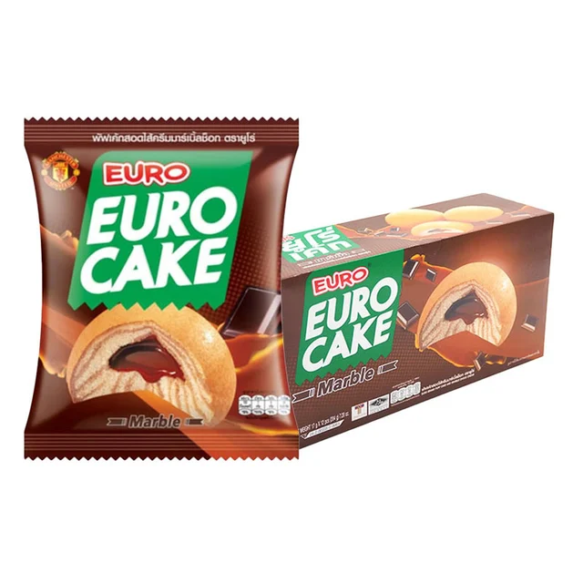 EURO Chocolate Marble Cake 17 g x 12