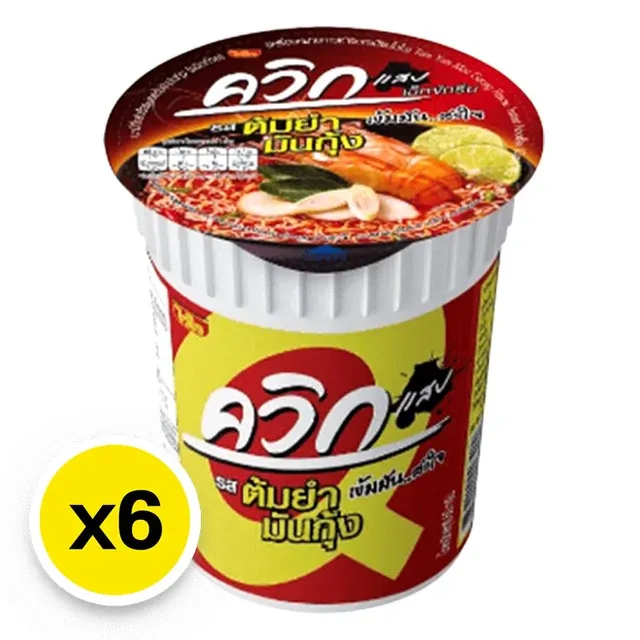 QUICK Instant Noodle Cup Tom Yum Mun Kung 60 g