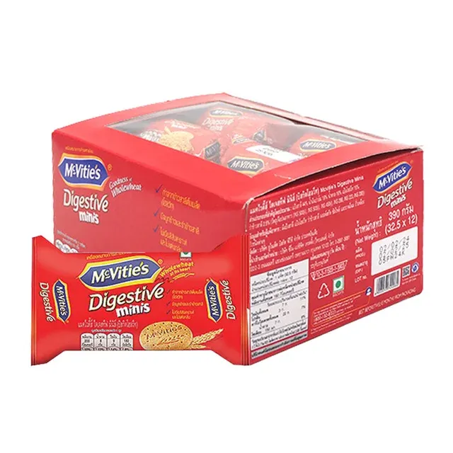 MCVITIE'S Digestive Minis Whole Wheat Biscuit 32.5 g x 12