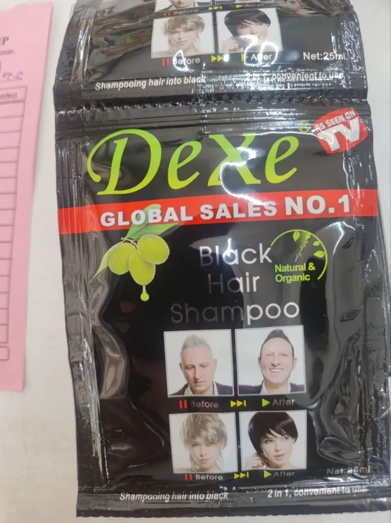 Dexe Black Hair Shampoo @25ml