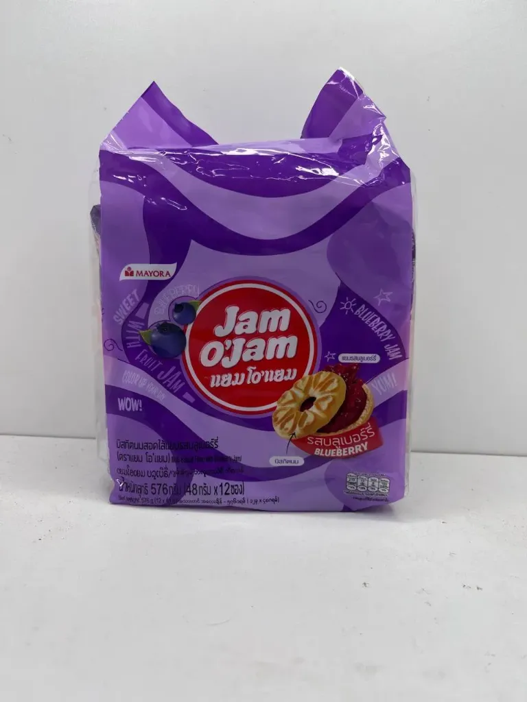Jam O’jam Blueberry cookies @ 48 g x 12