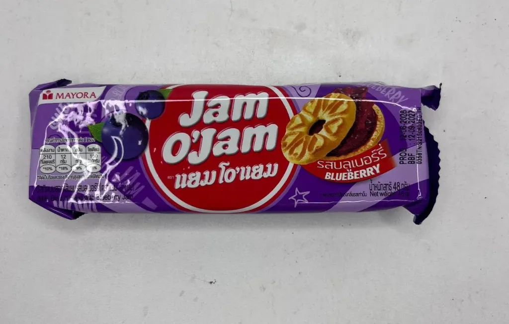 Jam O’jam Blueberry cookies @ 48 g