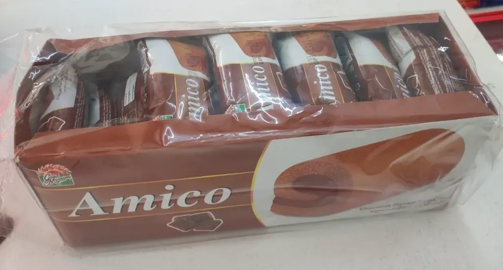 Amico Swiss Roll Chocolate @18g x 24