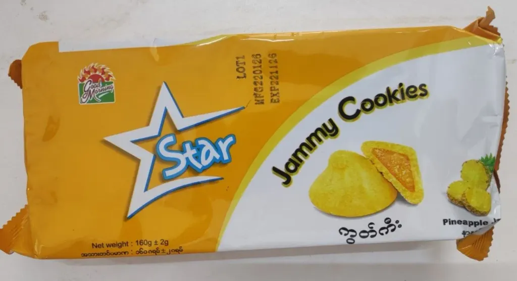 Star Jammy Cookies Pineapple @160g