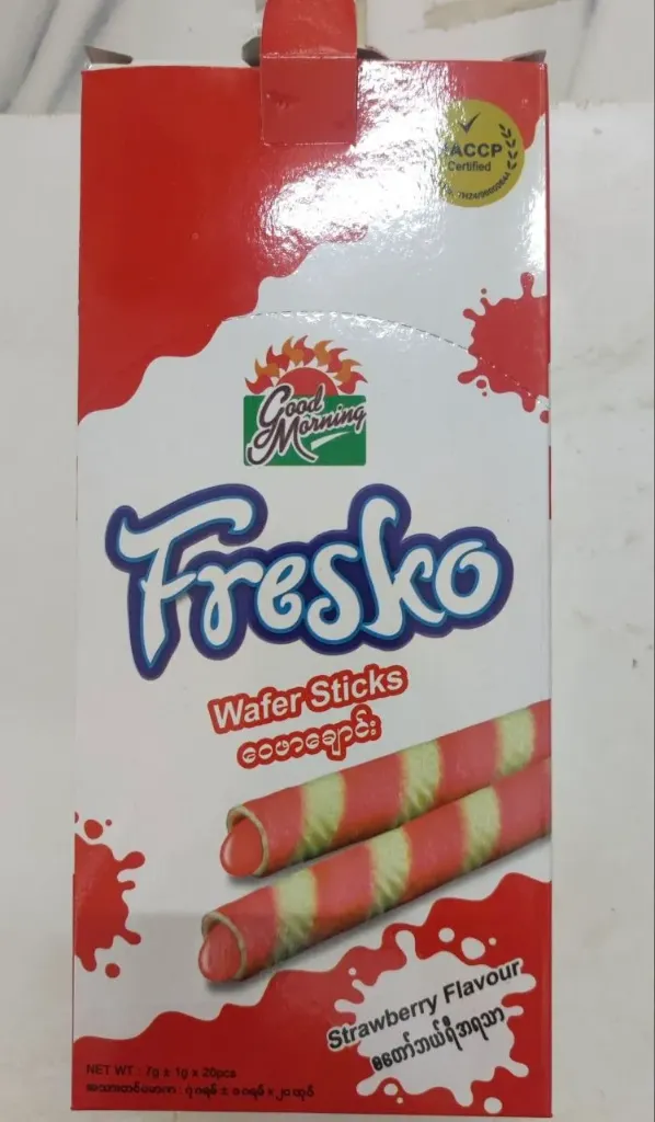 Fresko Wafer Strawberry @7g x 20