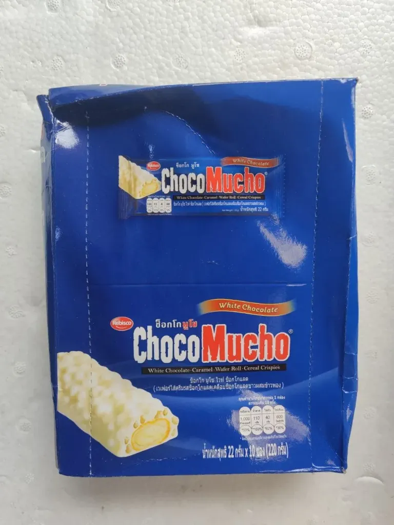 Choco Mucho WHITE Chocolate @22g x10
