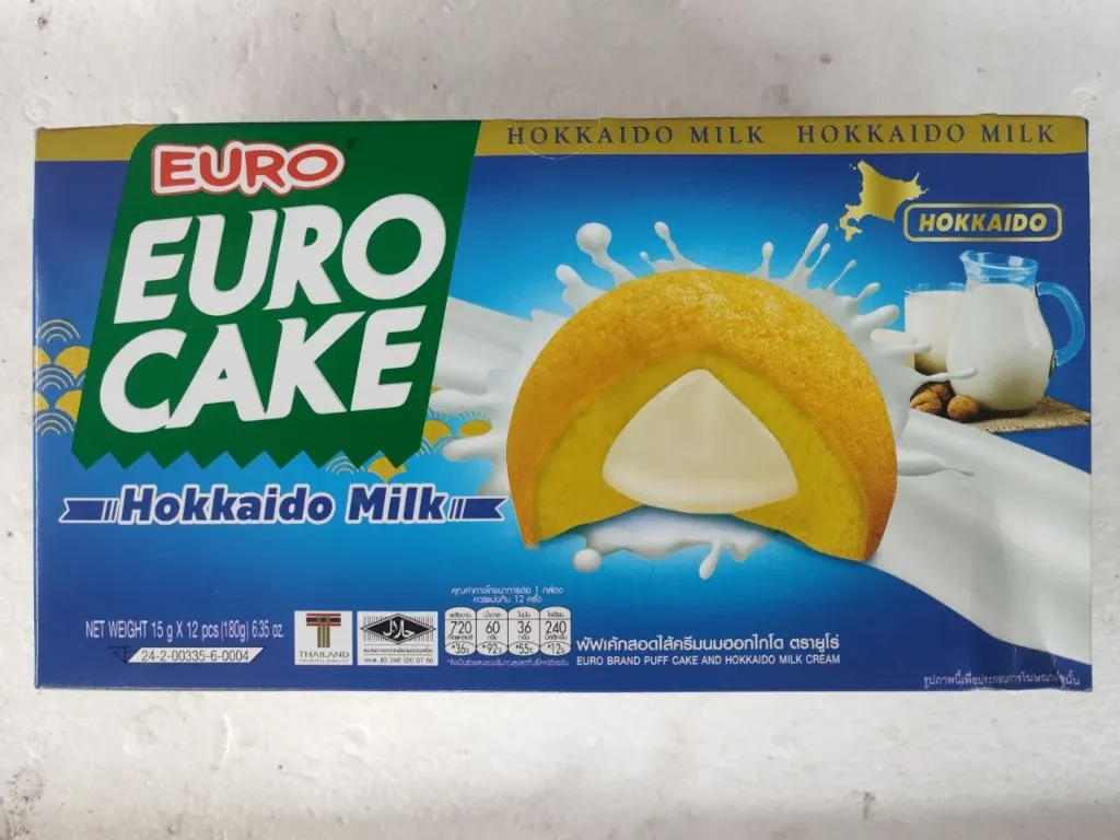 Euro Hokkaido Milk Cake @15g x 12