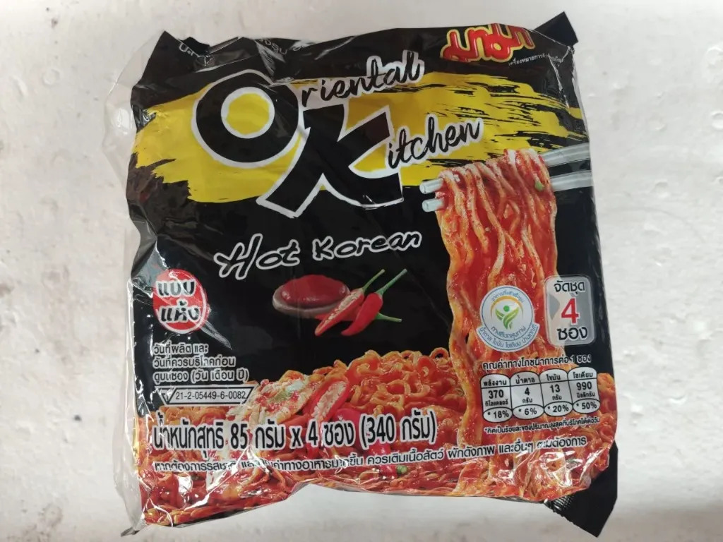 OK Hot Koeran @85g x 4