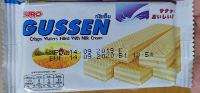 Euro Gussen Milk Cream Wafers @ 22g