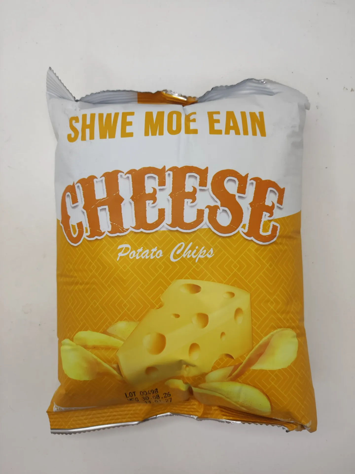 Shwe Moe Eain Cheese Potato Chips @ 50g